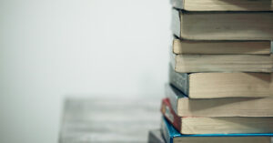 a stack of books