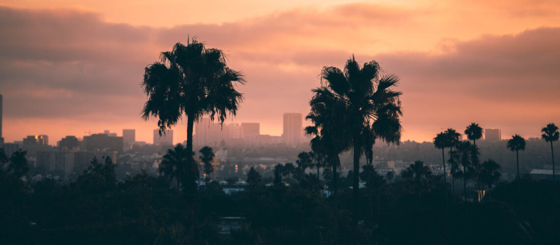 Sunset in Hollywood